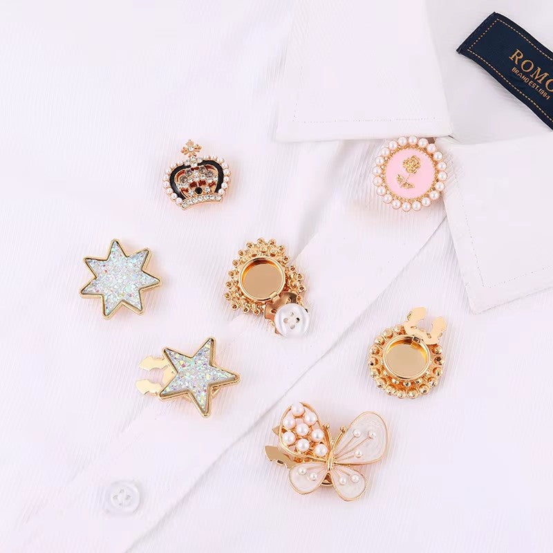 Royal Charm Clip-On Button Collection (1 Piece)