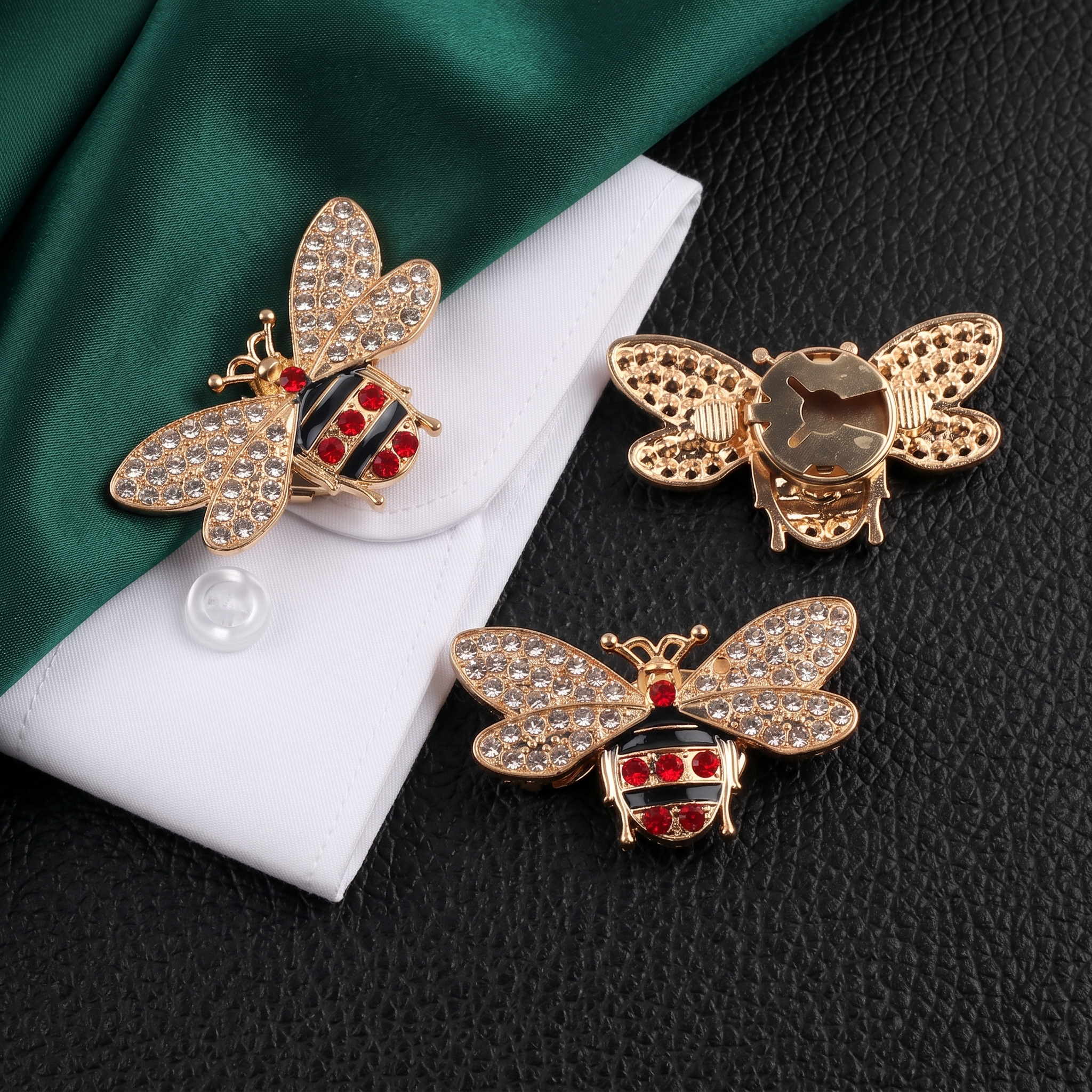 Crystal Firefly Clip-On Button (1 Piece)